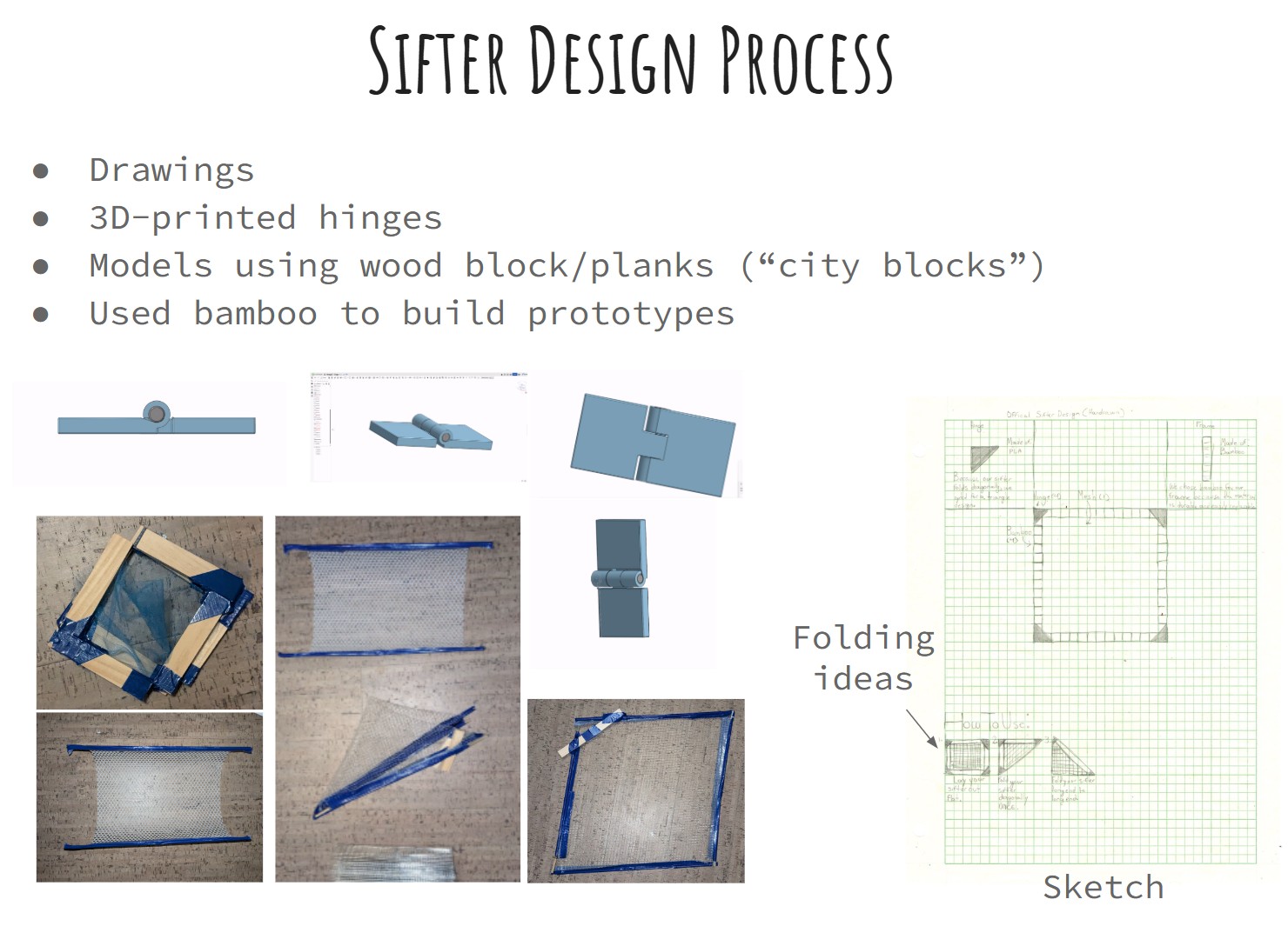 Sifter Design Process